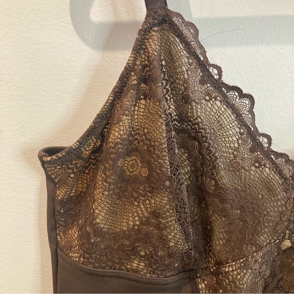 PINSY Sz XL Sculpting Lace Shapewear Adjustable Straps Lace Cup  Bodysuit - Picture 8 of 12